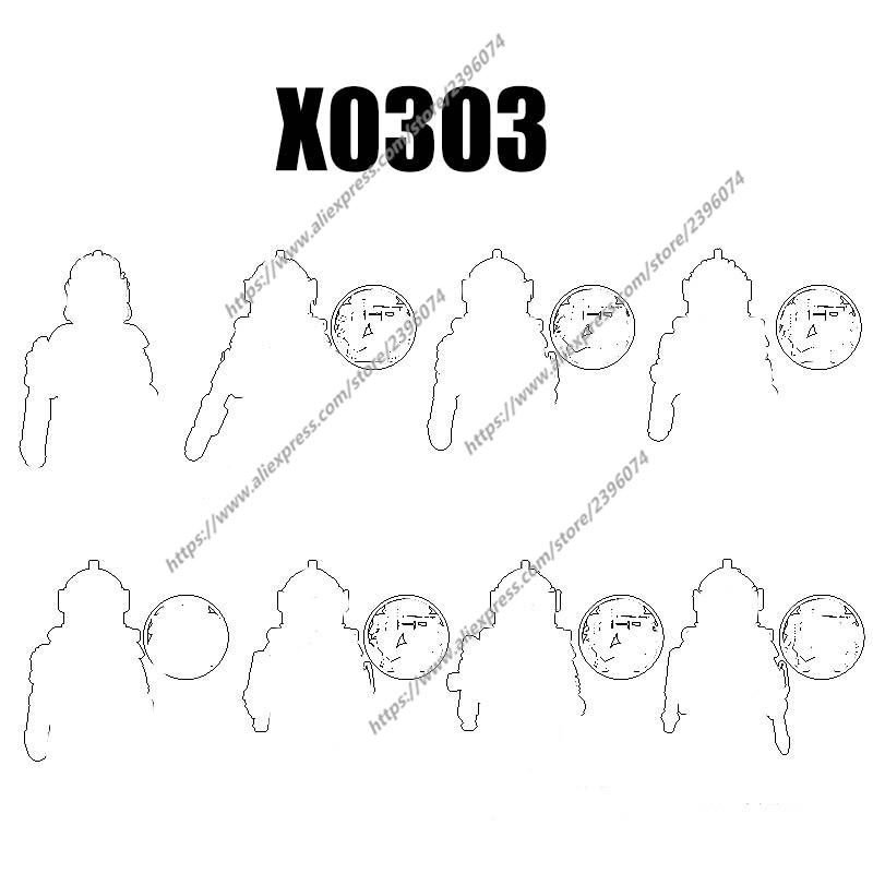 Kingdom Kids Education - X0303 Action Figures Movie Building Blocks