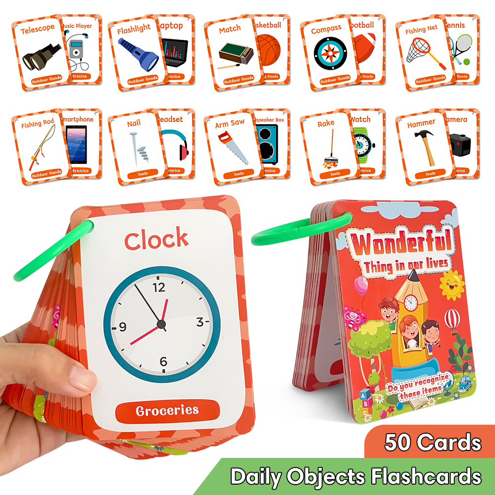 Daily Objects English Flashcar - Kids Education Card recensie en prijs