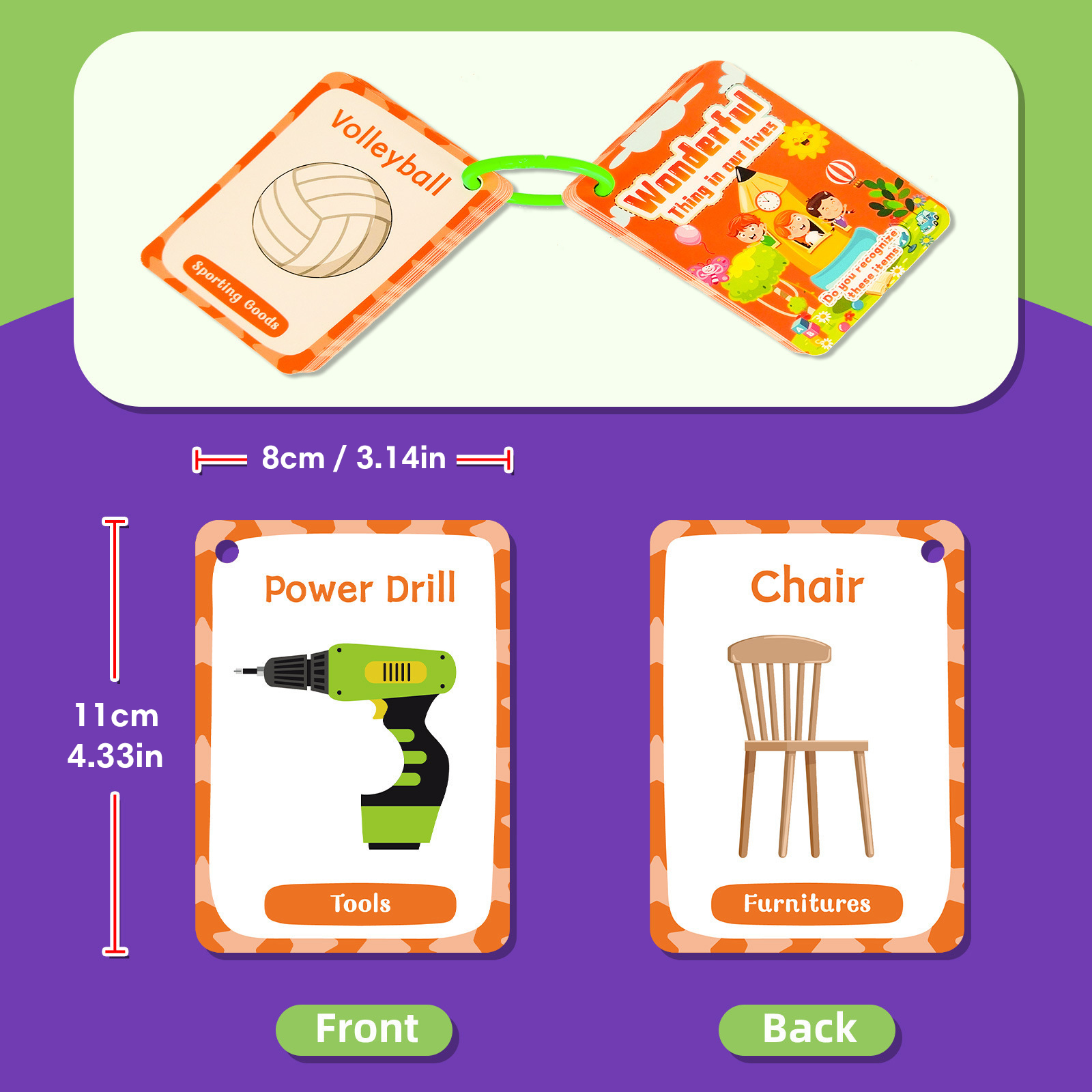 Daily Objects English Flashcar - Kids Education Card recensie en prijs