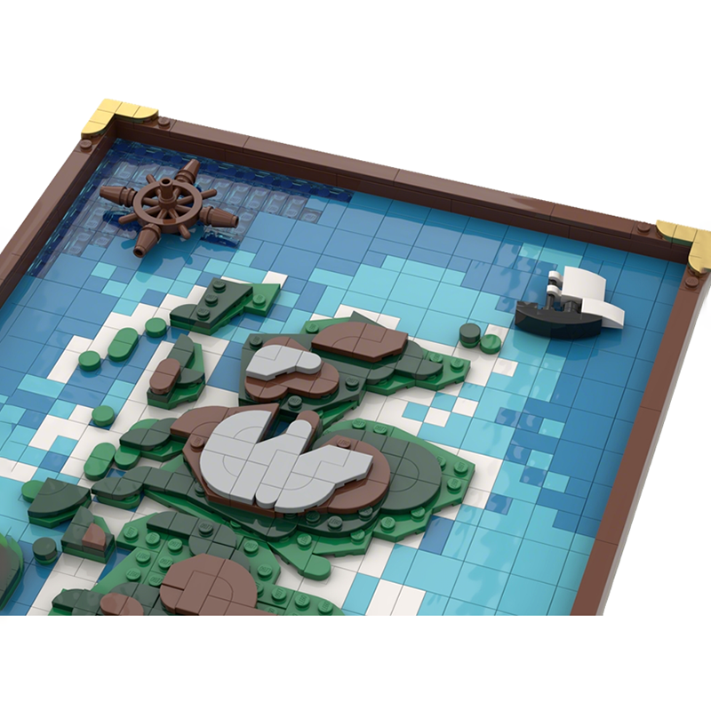 1509pcs MOC Topographic Map Th - Kingdom Kids Education recensie en prijs