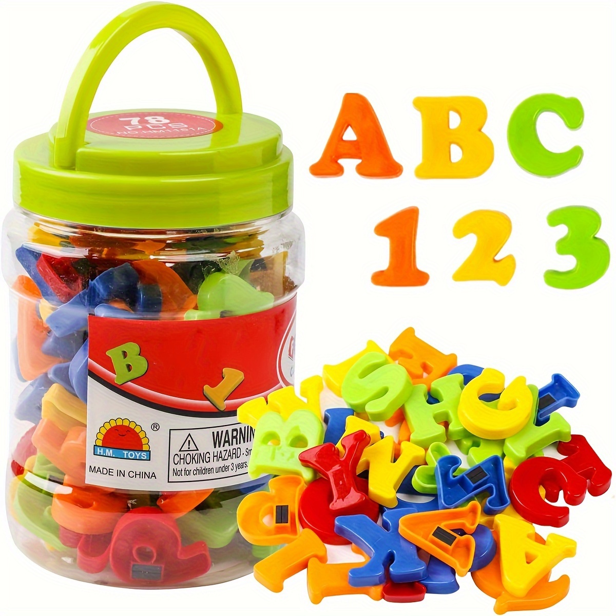 78 PCS Magnetic Letters Number - Kids Educational - Alphabet Numbers & More recensie en prijs