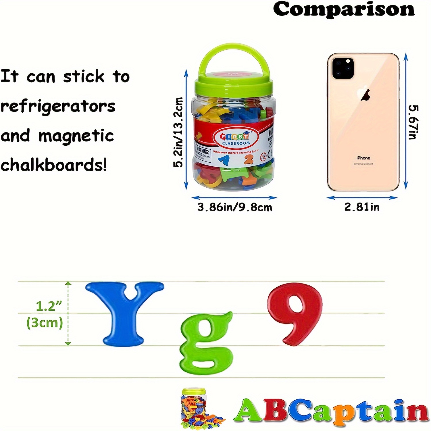78 PCS Magnetic Letters Number - Kids Educational - Alphabet Numbers & More recensie en prijs
