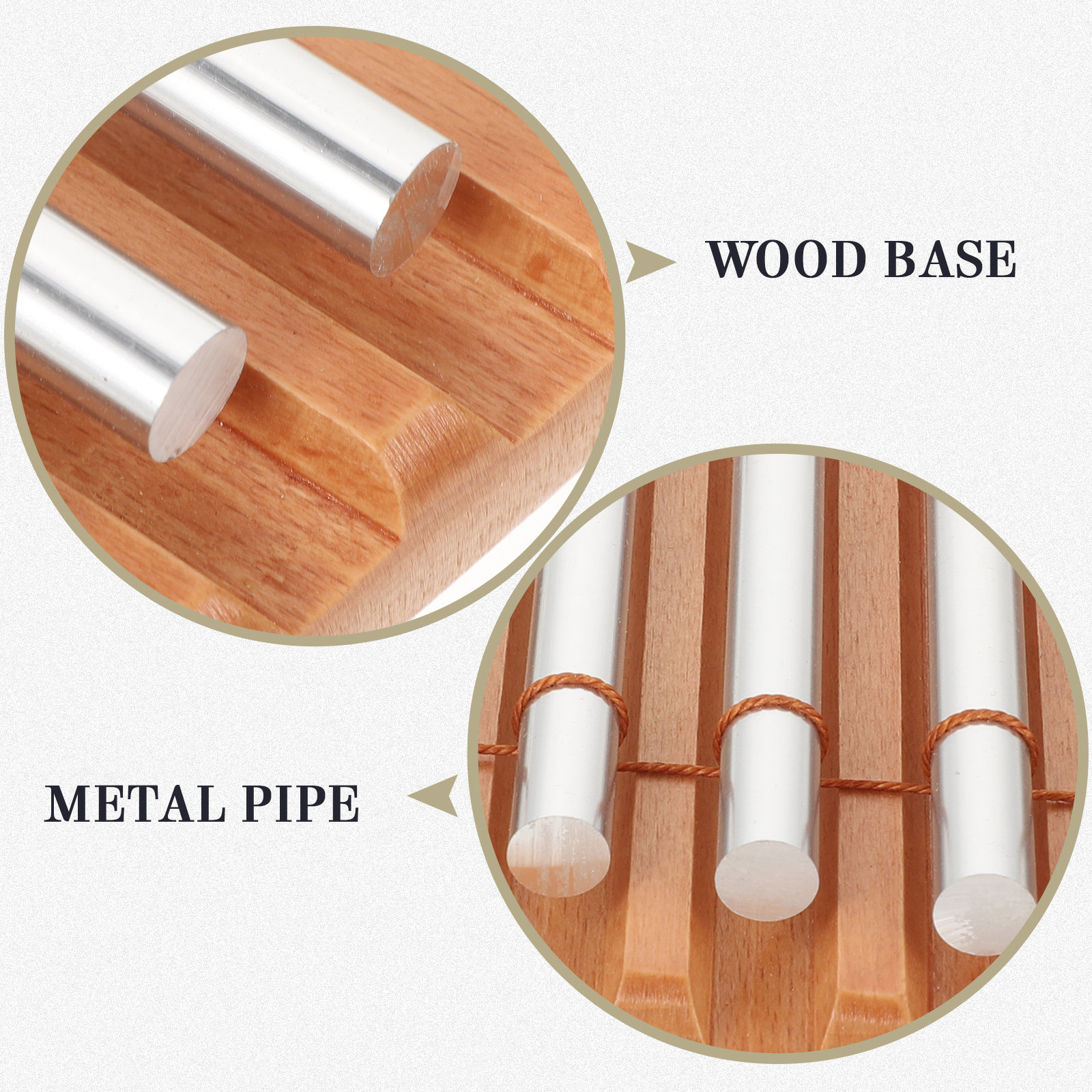 1Set Wooden Classroom Chime Se - Kids Yoga Education recensie en prijs