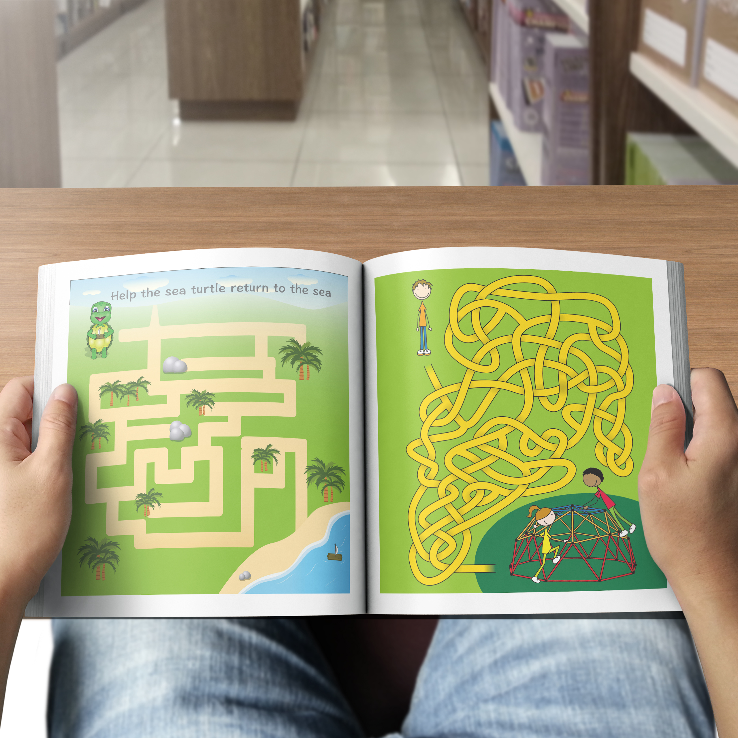 Interactive Maze Puzzle Book f - Kids Education In Us recensie en prijs