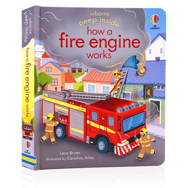Usborne Peep Inside How A Fire - Kids Education In Us recensie en prijs
