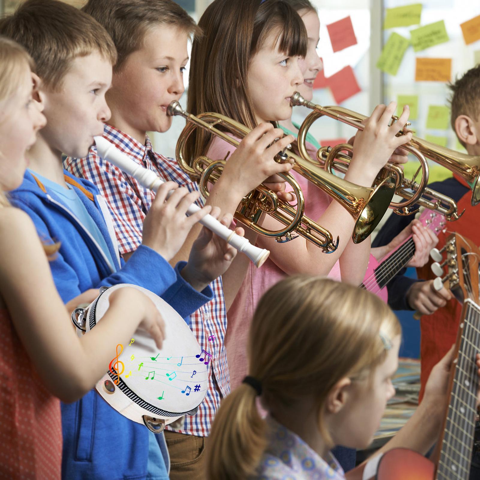 Kids Tambourine 6 Inch Hand He - Kids Yoga Education recensie en prijs