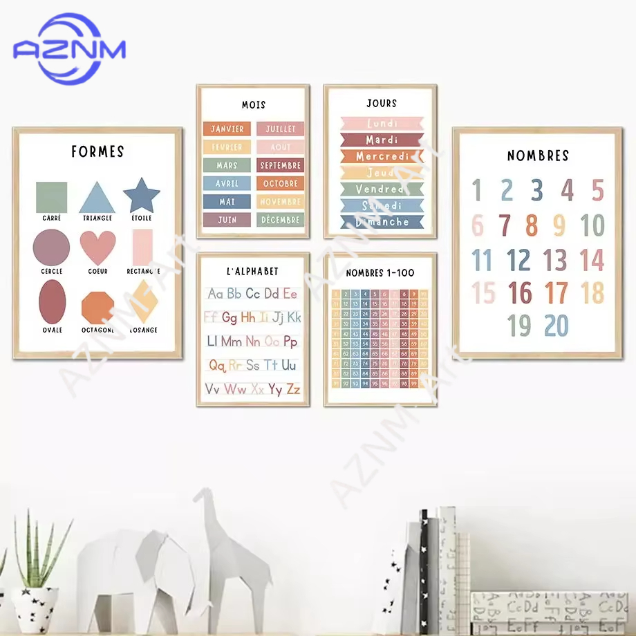 1PC ，English French Number Alp - Kids Educational - Alphabet Numbers & More recensie en prijs