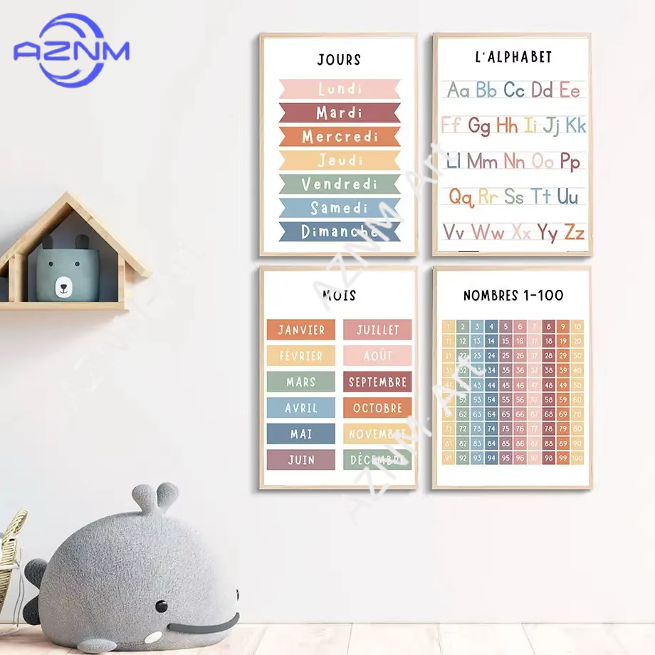 1PC ，English French Number Alp - Kids Educational - Alphabet Numbers & More recensie en prijs