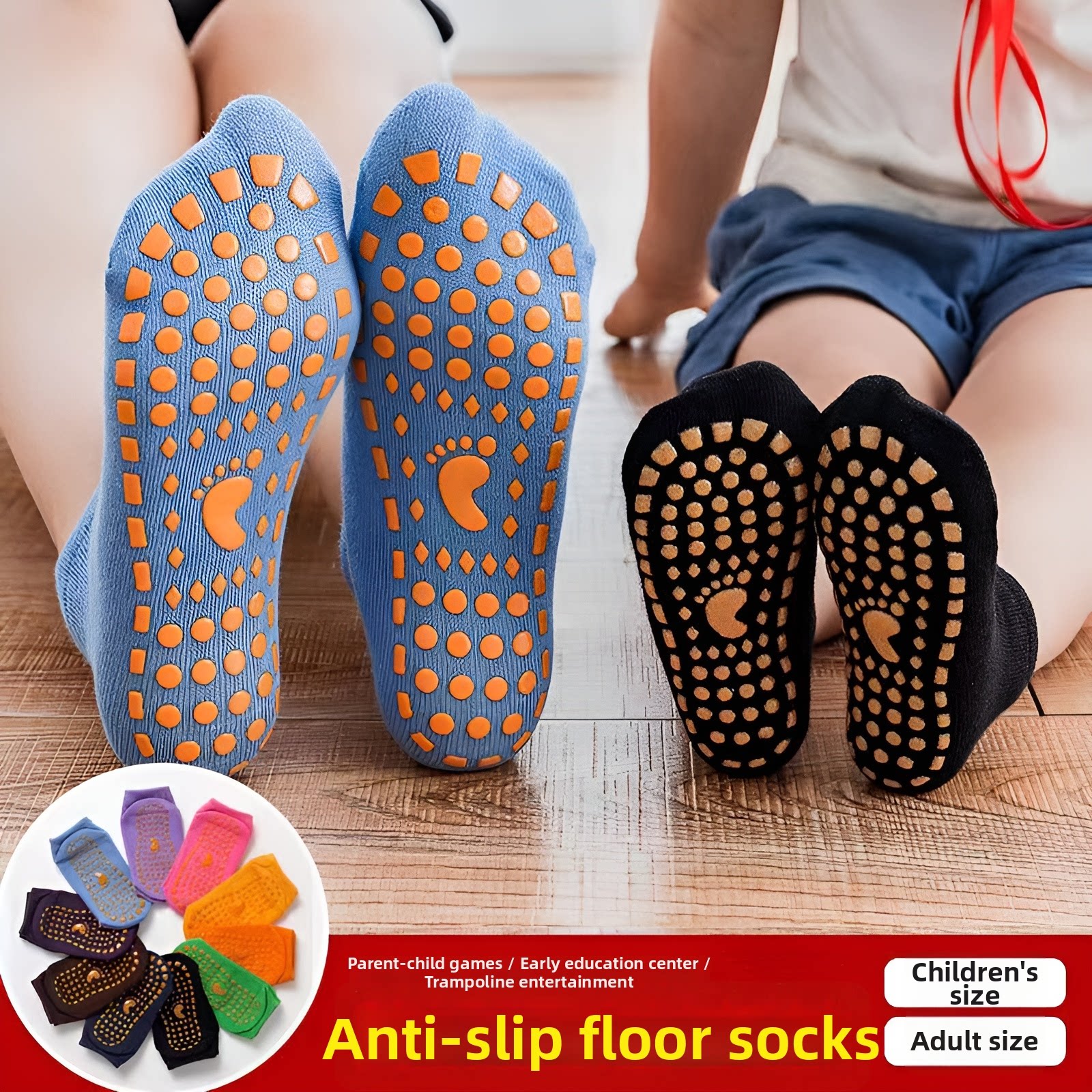 Non-slip Floor Sock Covers Tra - Kids Yoga Education recensie en prijs