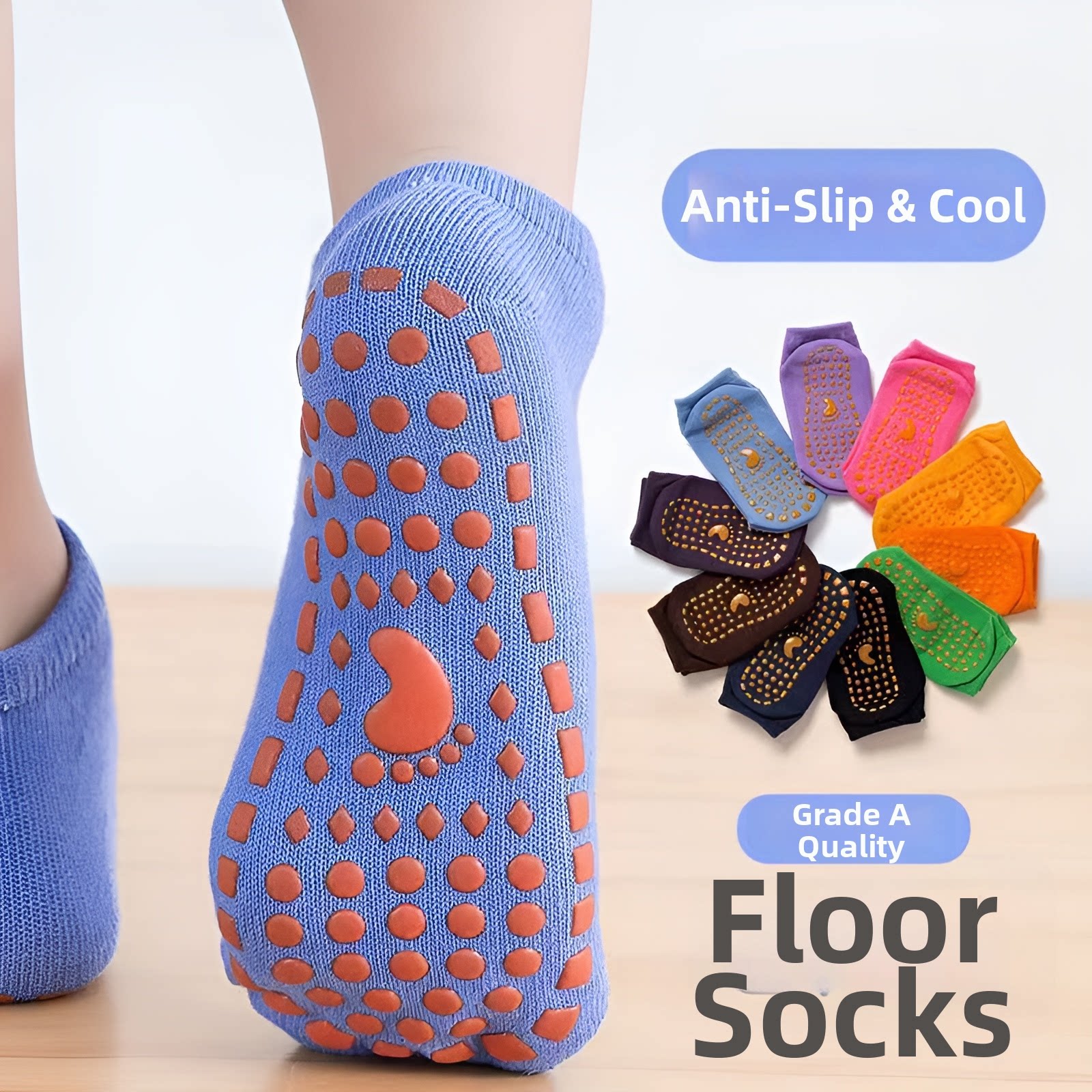 Non-slip Floor Sock Covers Tra - Kids Yoga Education recensie en prijs