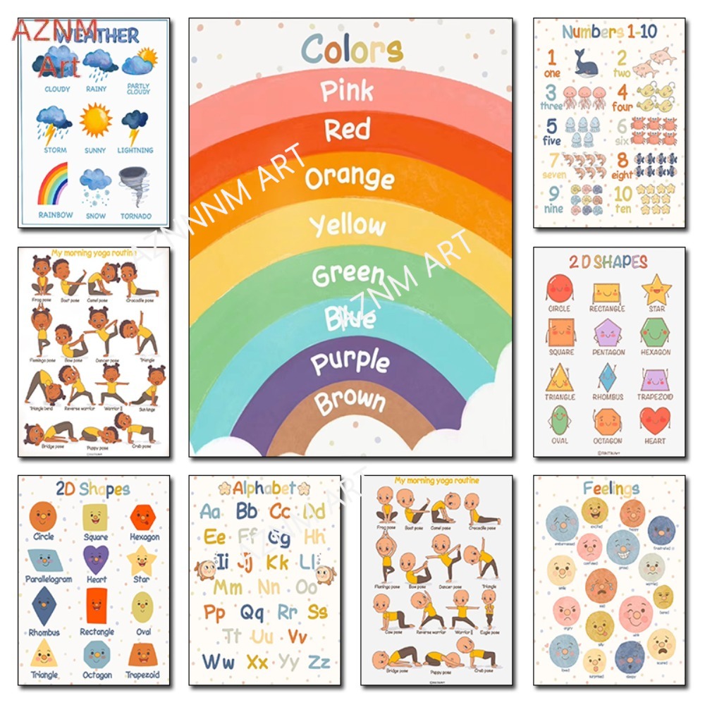 1PC ，Montessori Educational Ki - Kids Yoga Education recensie en prijs