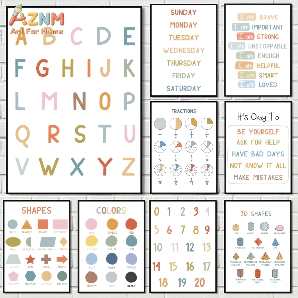 AZNM Educational Alphabet Numb - Kids Educational - Alphabet Numbers & More recensie en prijs