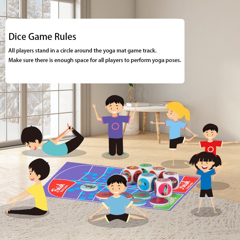 Yoga Dice Toy Fun Exercise Dic - Kids Yoga Education recensie en prijs