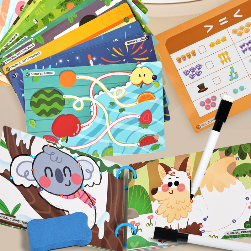 Reusable Kids Busy Book Alphab - Kids Educational - Alphabet Numbers & More recensie en prijs