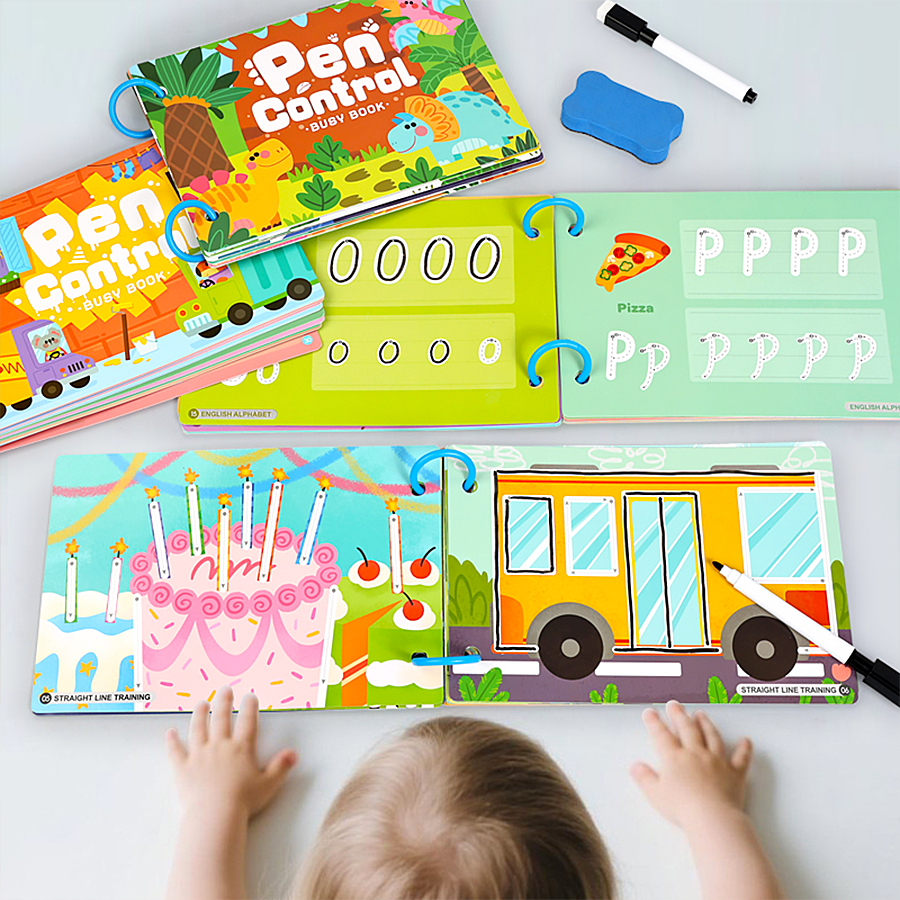 Reusable Kids Busy Book Alphab - Kids Educational - Alphabet Numbers & More recensie en prijs