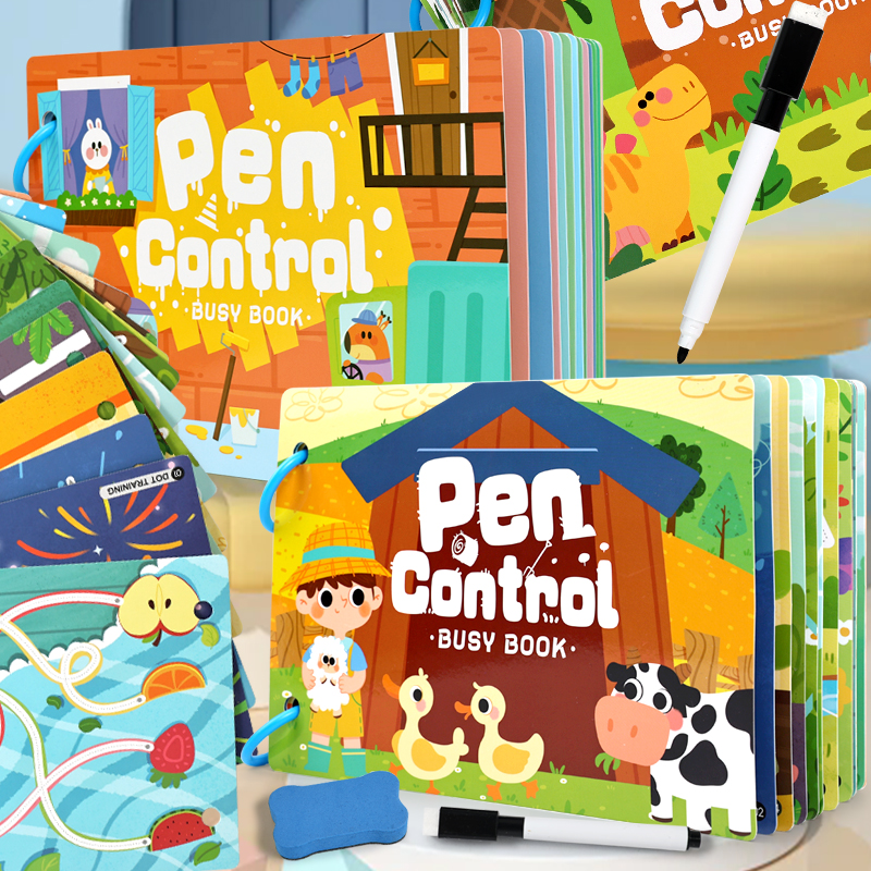 Reusable Kids Busy Book Alphab - Kids Educational - Alphabet Numbers & More recensie en prijs