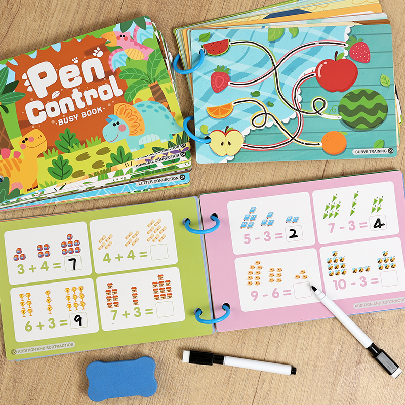 Reusable Kids Busy Book Alphab - Kids Educational - Alphabet Numbers & More recensie en prijs