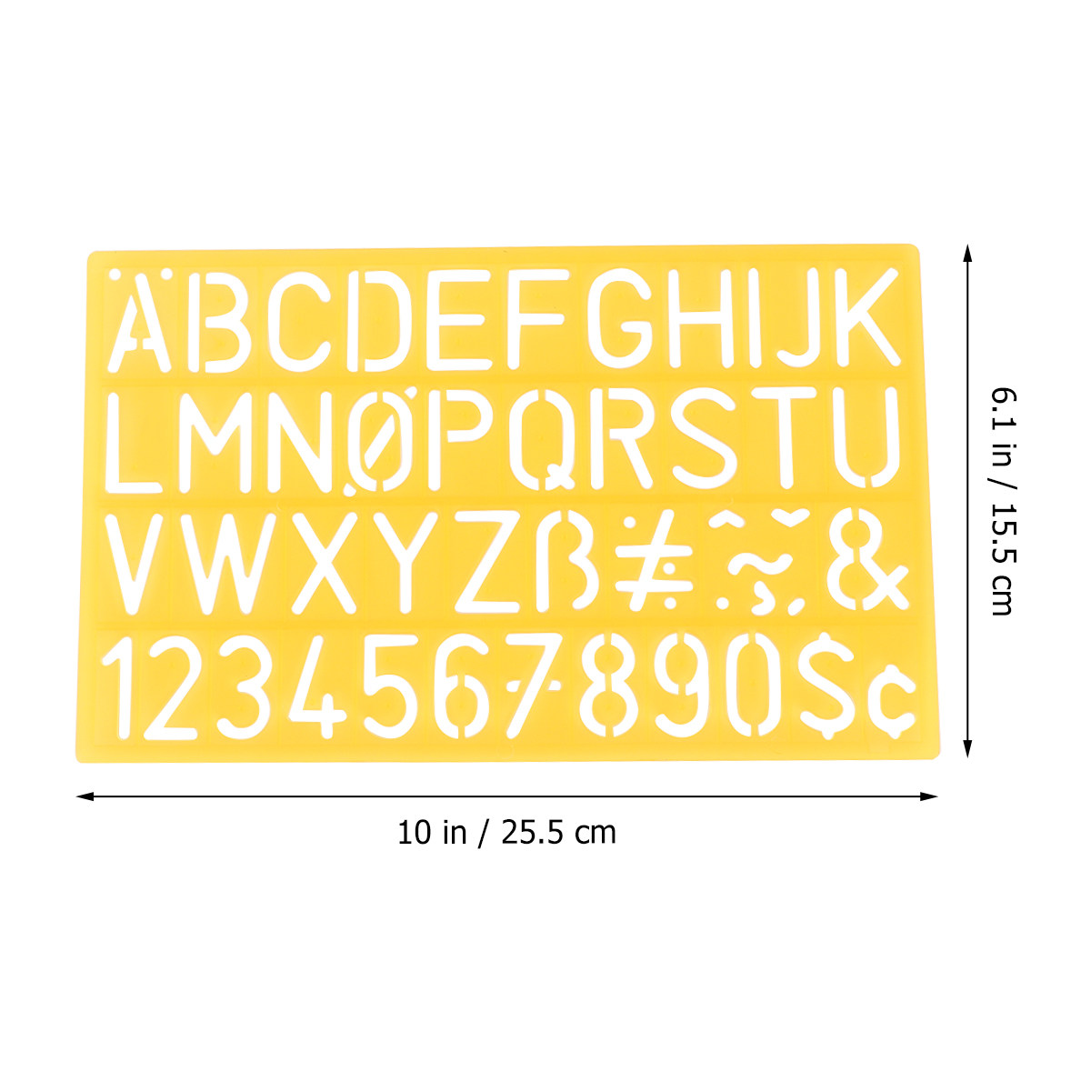 4Pcs Plastic Graffiti Rulers A - Kids Educational - Alphabet Numbers & More recensie en prijs