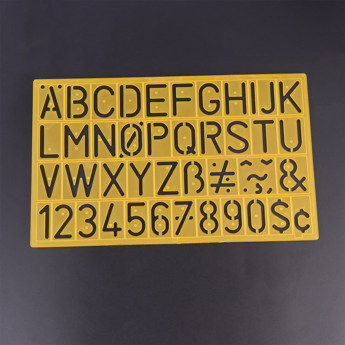 4Pcs Plastic Graffiti Rulers A - Kids Educational - Alphabet Numbers & More recensie en prijs