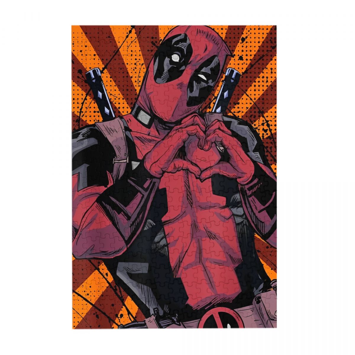 Deadpool Heart Hands Wooden Pu - Kingdom Kids Education recensie en prijs