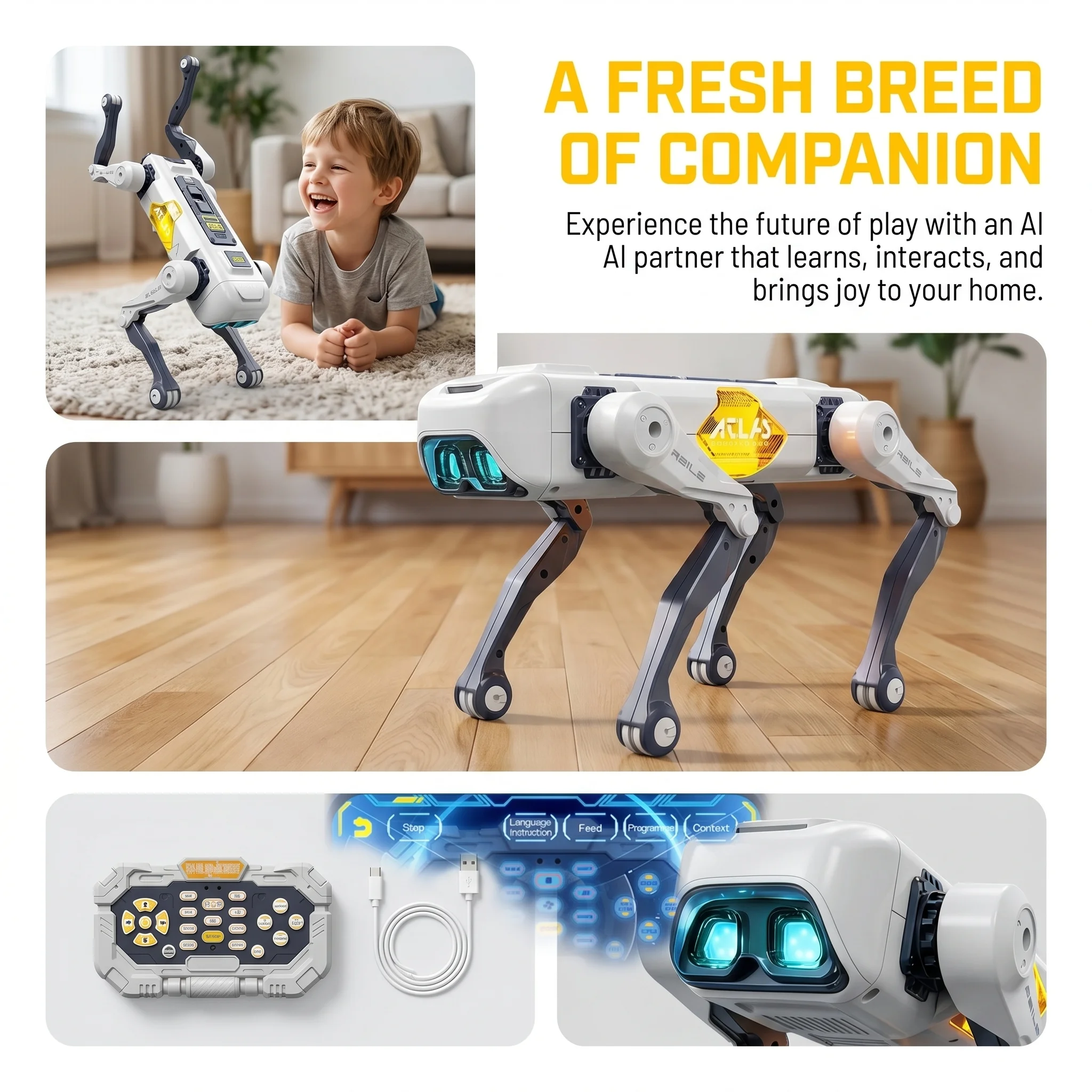 AI Smart Robot Dog, Voice & AP - Kids Education In Us recensie en prijs