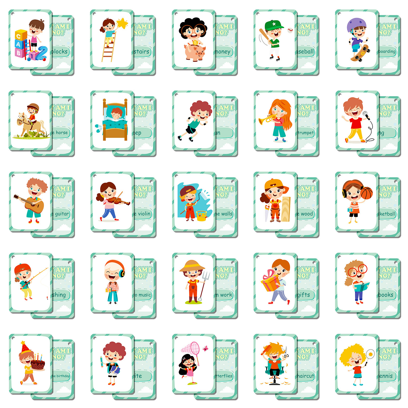 50Pcs/Set Cognition Learning C - Kids Education Card recensie en prijs