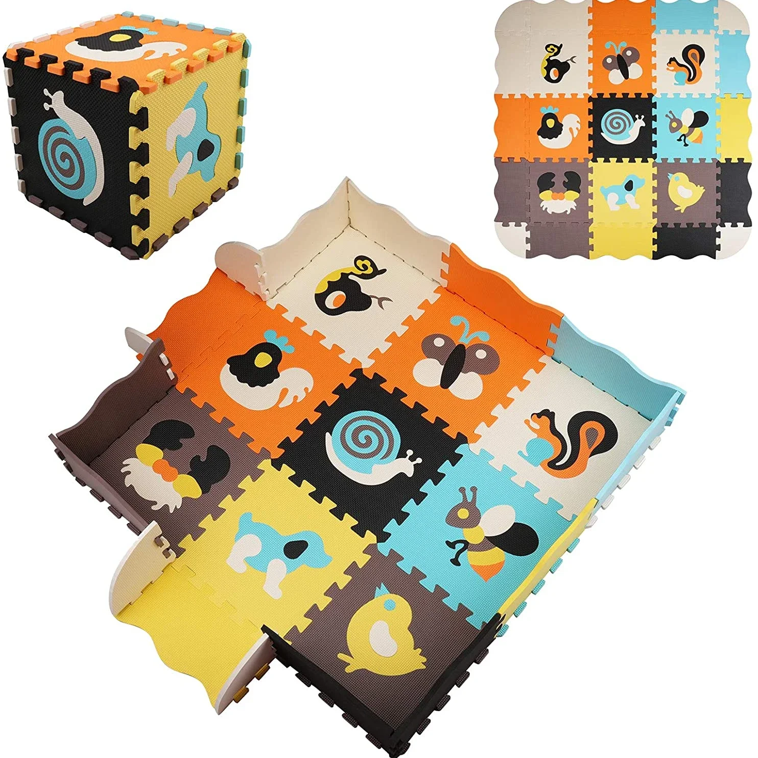 Animal Pattern Baby Play Mat P - Kids Yoga Education recensie en prijs