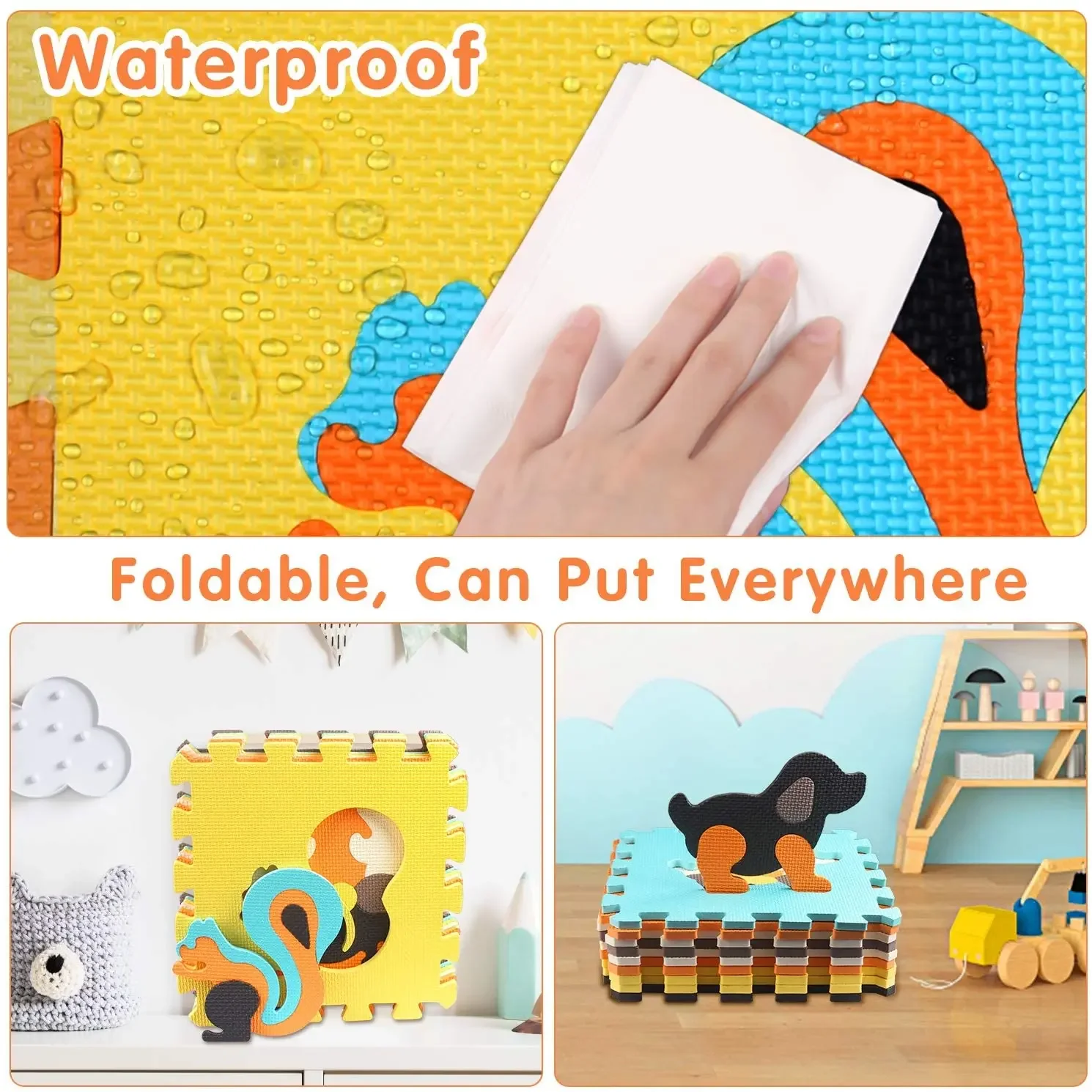 Animal Pattern Baby Play Mat P - Kids Yoga Education recensie en prijs