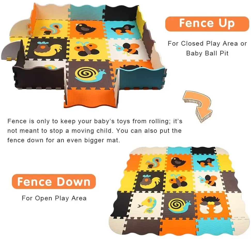 Animal Pattern Baby Play Mat P - Kids Yoga Education recensie en prijs