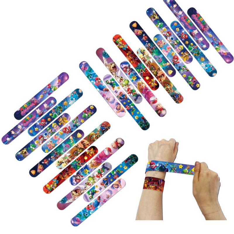 Super Mario PVC Slap Bracelets - Kids Education In Us recensie en prijs