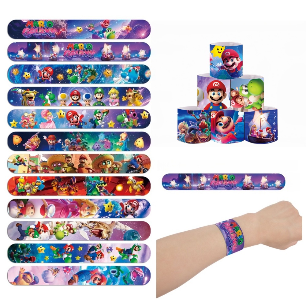 Super Mario PVC Slap Bracelets - Kids Education In Us recensie en prijs